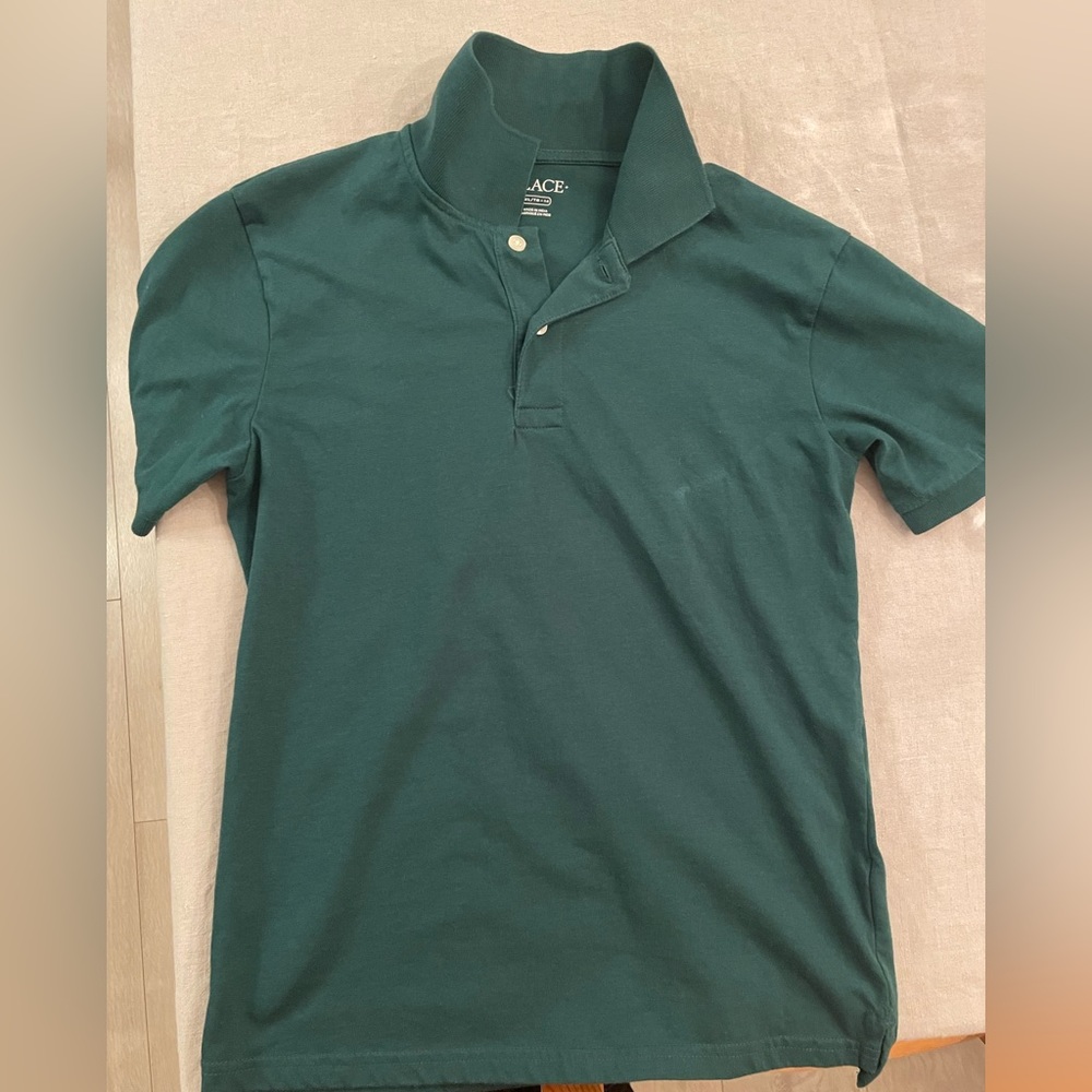 Boys Hunter Green Polo Size 14